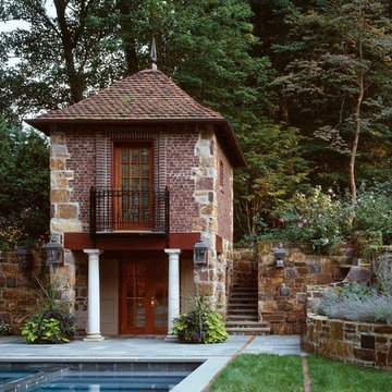 Unique Stone & Brick Home