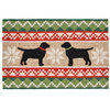 Nordic Dogs Neutral Rug, 20" x 30"