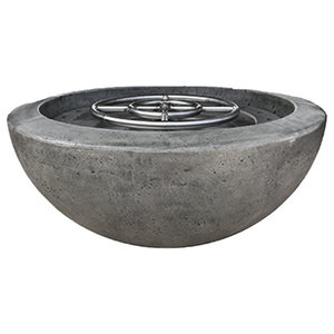 Round Unfinished Fire Pit Enclosure Enclosure Only Tapered 54
