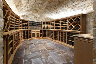 Exemple d'une cave à vin.