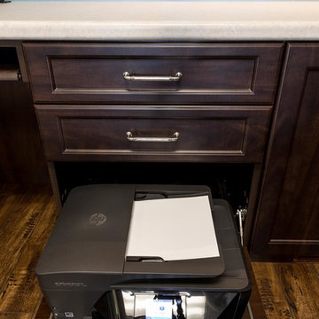 Belgian Chocolate Home Office and Guest Room Display - Campbell Showroom
