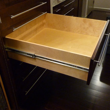 Custom Cherry Master Closet Makeover