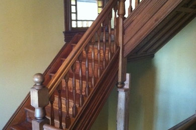 Saving beautiful Victorian staircase and railing system