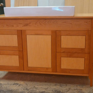 Cherry and Maple VAnity