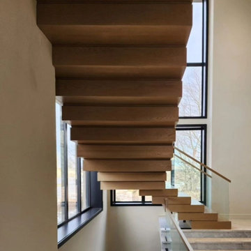 Box on Box Self Supporting Stairs with LED Lights