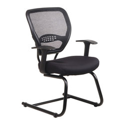 Professional Air Grid Back Visitors Chair with Mesh Seat - Living Room Chairs