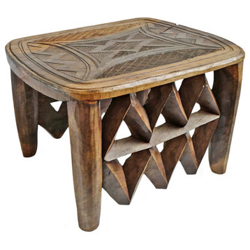 Consigned Large Nupe Tribal Stool / Table