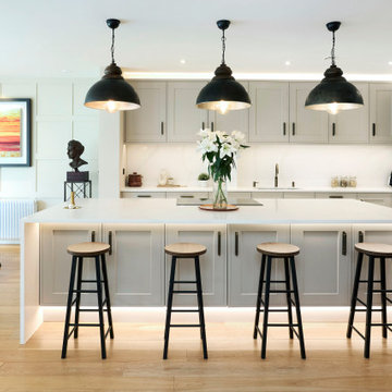 Edwardian Shaker Painted Cashmere Kitchen