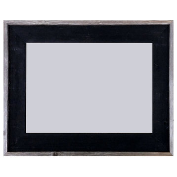 Black Western Picture Frame, 3" Wide, Butch Cassidy Black Frame, 6"x6"