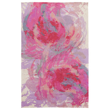 Surya Felicity FCT-8002 Modern Area Rug, Bright Pink, 8' x 10' Rectangle