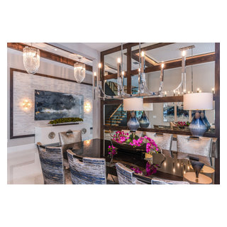 West Palm Beach Private Residence - Dining Room - Contemporary - Dining ...