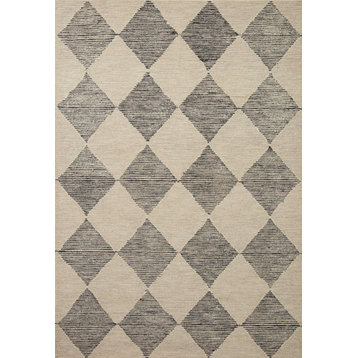 Chris Loves Julia x Loloi Francis Beige / Charcoal 9'-3" x 13' Area Rug