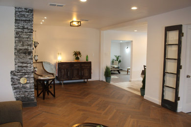 Inspiration for an eclectic living room remodel in Other