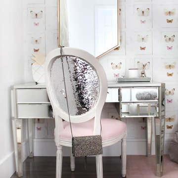 Princess Bedroom - Gray + Pink