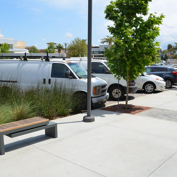 Main Street Cupertino - Cantilever Benches