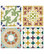 Set of 12 Coloured Decors and 4-Design Wall and Floor Tile, 1 sqm