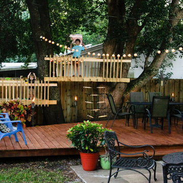 Deck and Treehouse