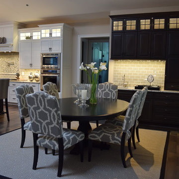 A Contemporary Kitchen with a hint of Glam