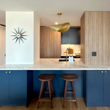 Deep Blue Kitchen