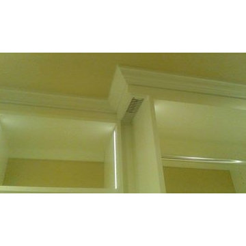 Closet with Recessed Lighting