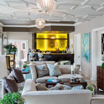 Family Room Created From 2 Separate Rooms