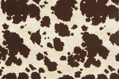 E413 Cow Animal Print Microfiber Fabric