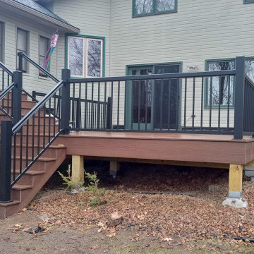 Maple Grove, MN Multi-Tier Composite Deck Rebuild
