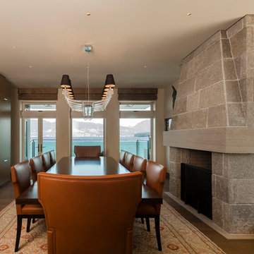 Fireplaces using Buechel Stone