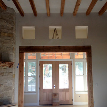 Rustic Entryway Highlights Texas Materials