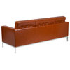 Cognac Leather Sofa