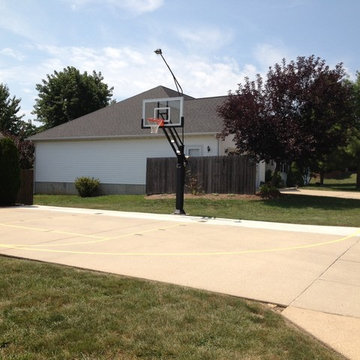 Robert S's Pro Dunk Gold Basketball System on a 48x24 in Rolla, MO