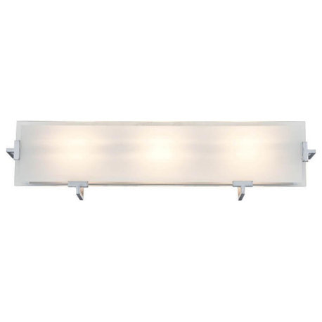 DVI DVP14543SNSSOP Three Light Vanity Zurich Satin Nickel w Silk Scr