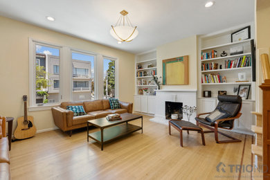 Inspiration for a mid-sized modern living room remodel in San Francisco