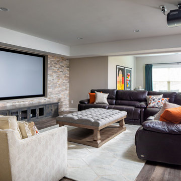 Transitional Home Theater