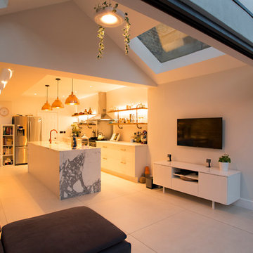 Silky Cream Gable Roof Extension - Tooting