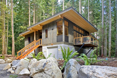 The Method Cabin, a three-bedroom, two-bathroom prototype home in scenic Glacier