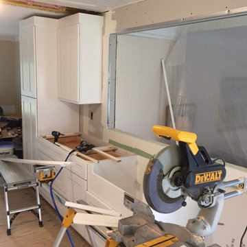 Mount pleasant wall removal and kitchen