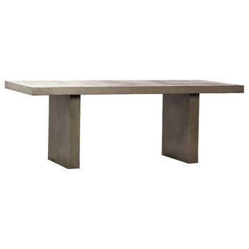 Modern Outdoor Concrete Dining Table