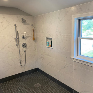 New master bathroom - zero entry shower