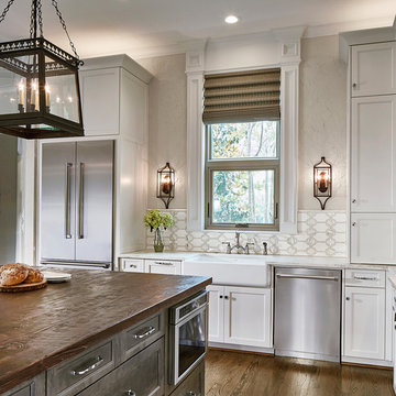 Gutted and redesigned Colleyville kitchen/family room