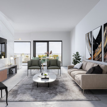 Living room interior design by Ferriss