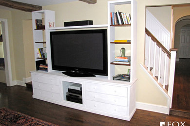 Inspiration for a timeless family room remodel in Philadelphia