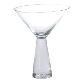 6.25 Tall Livogno Martini Glass on Hammered Stem, (Set of 4) - Bed Bath  & Beyond - 23111426