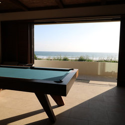Custom Billiards Table with Poker Conversion Top - Game Tables