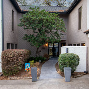 Contemporary Entry Makeover: Iron Door Installation in Tomball & Cypress