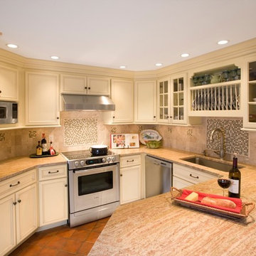 Expanded granite counter