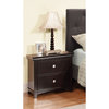 FOA Warscher 4pc Gray Wood Bedroom Set - Queen+Nightstand+Dresser+Mirror