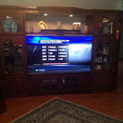 Custom Entertainment Center - Entertainment Centers And Tv Stands