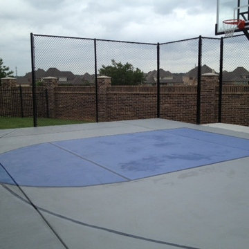 ERIC B's Pro Dunk Platinum Basketball System on a 30x50 in north richland hills,