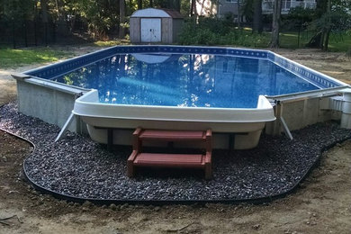 Above Ground Pool with Deep End